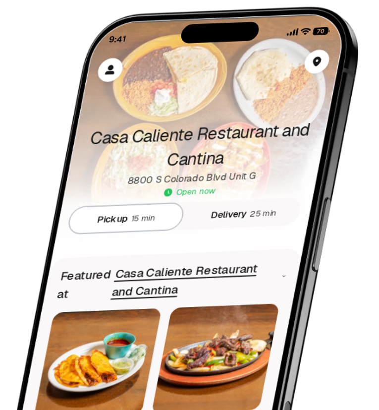 Casa Caliente Restaurant and Cantina app preview